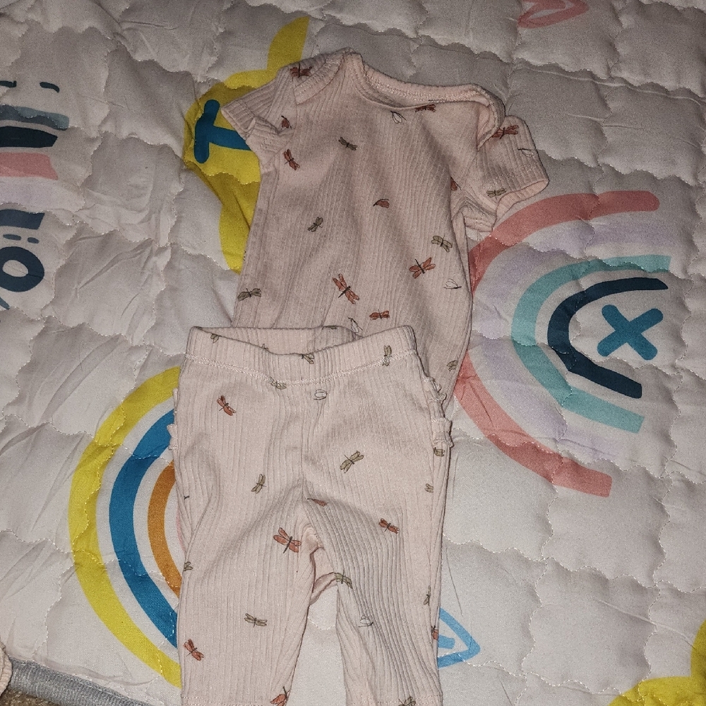 Baby Pink Dragonfly Outfit